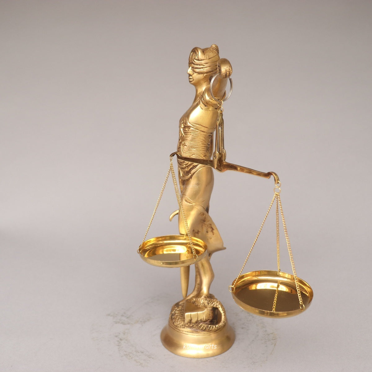 Brass Lady Justice