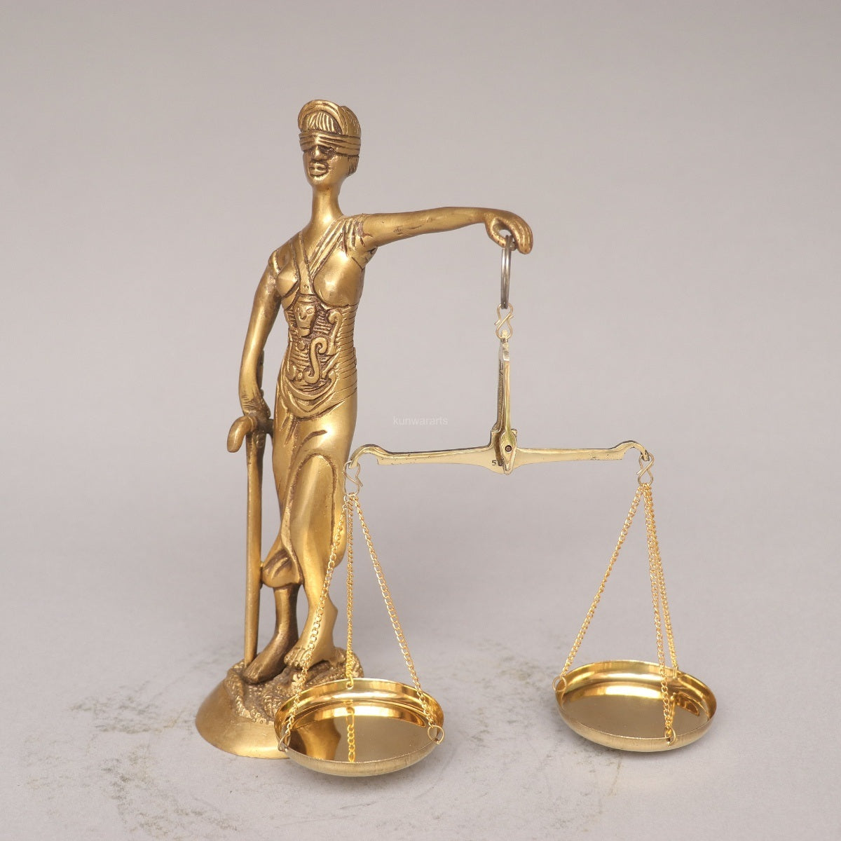 Brass Lady Justice