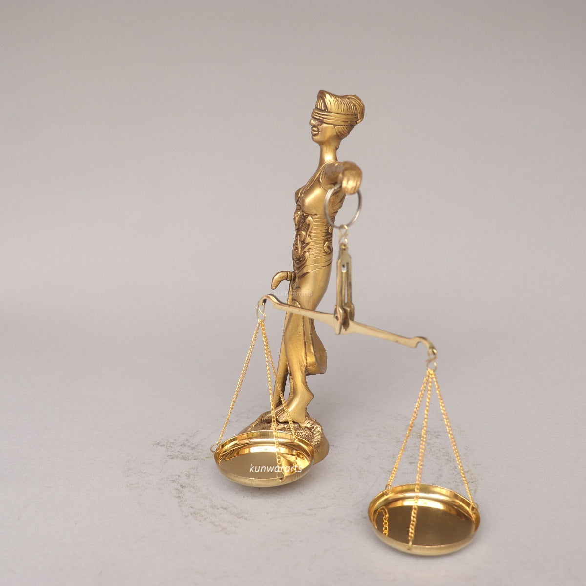 Brass Lady Justice