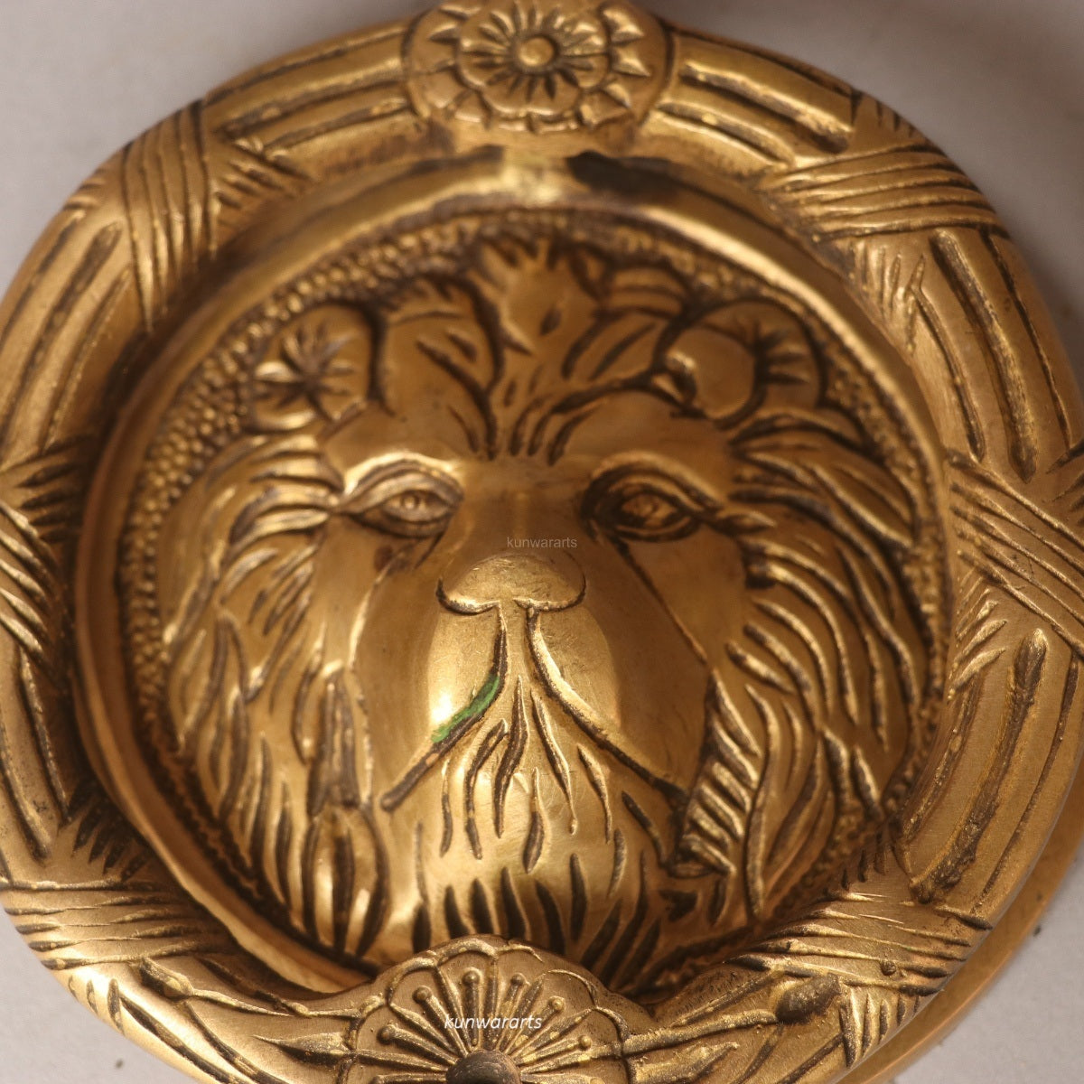 Lion Head Brass Door Knocker