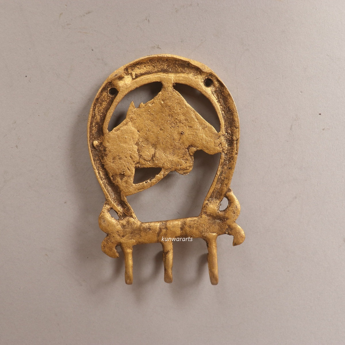 Brass Horse Wall Hook