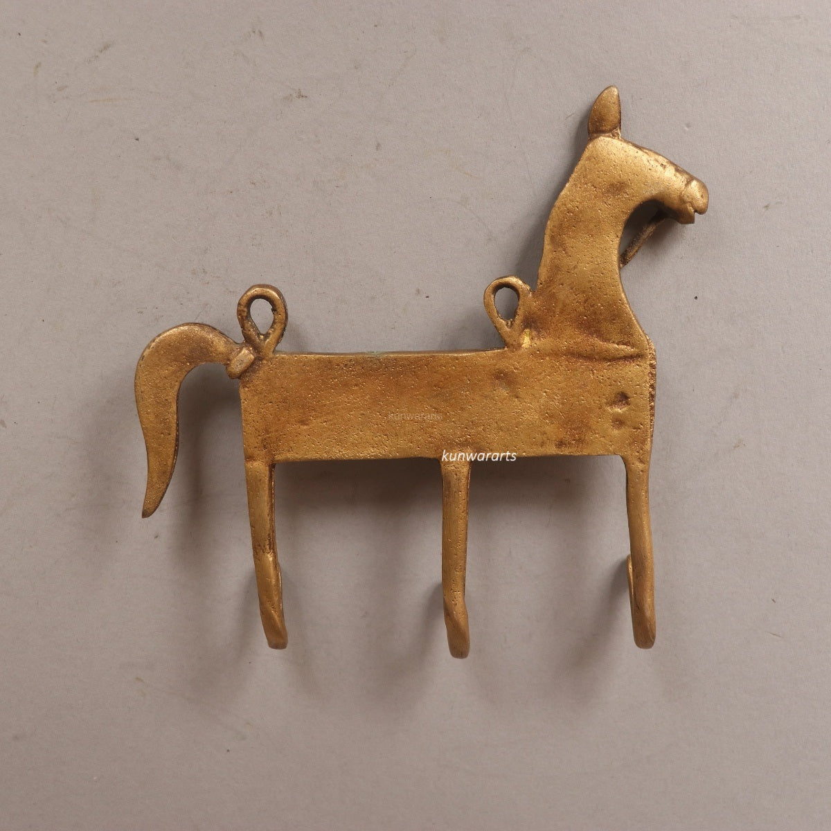 Brass Horse Wall Hook
