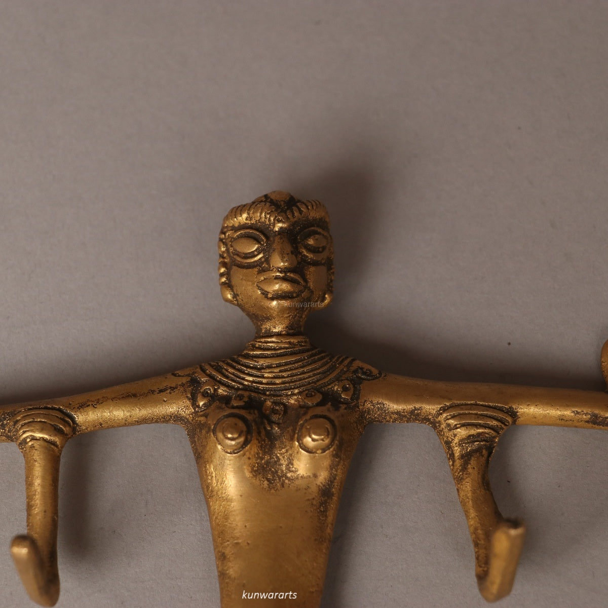 Tribal Brass Wall Hook