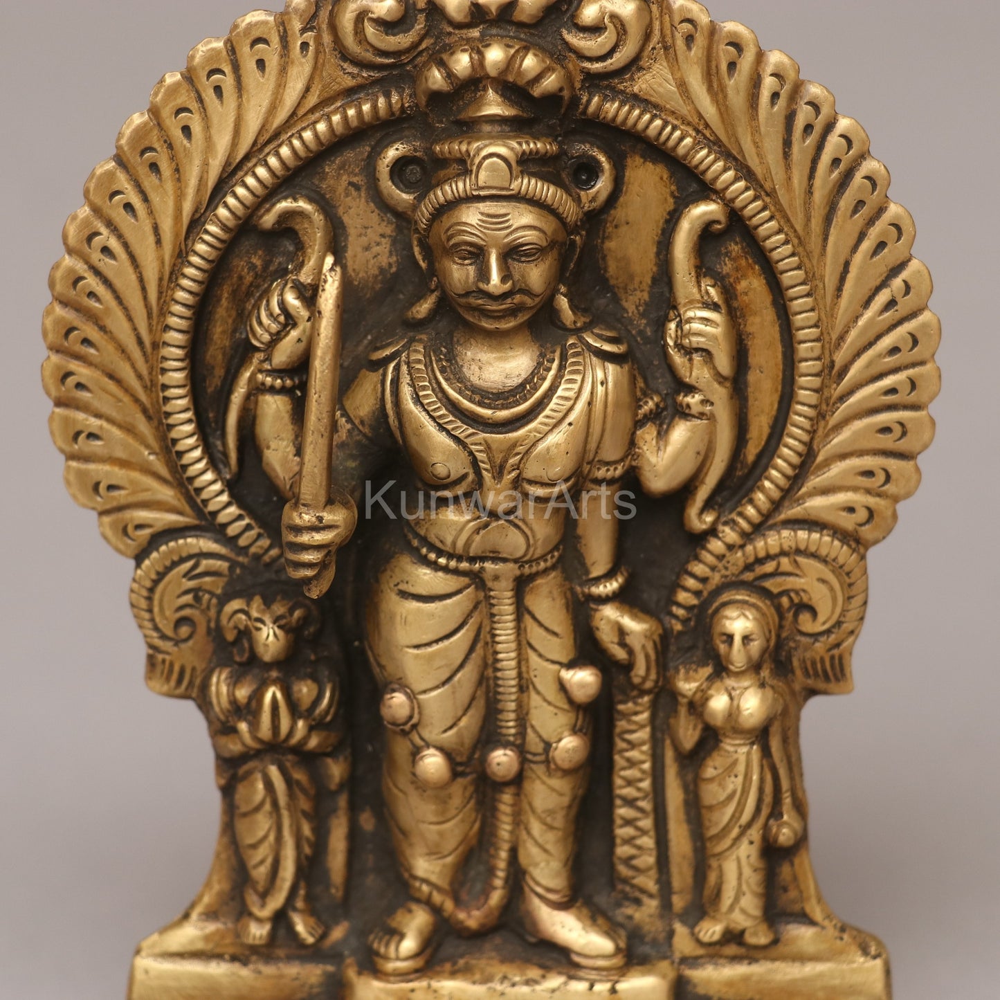 Brass Virabhadra Idol