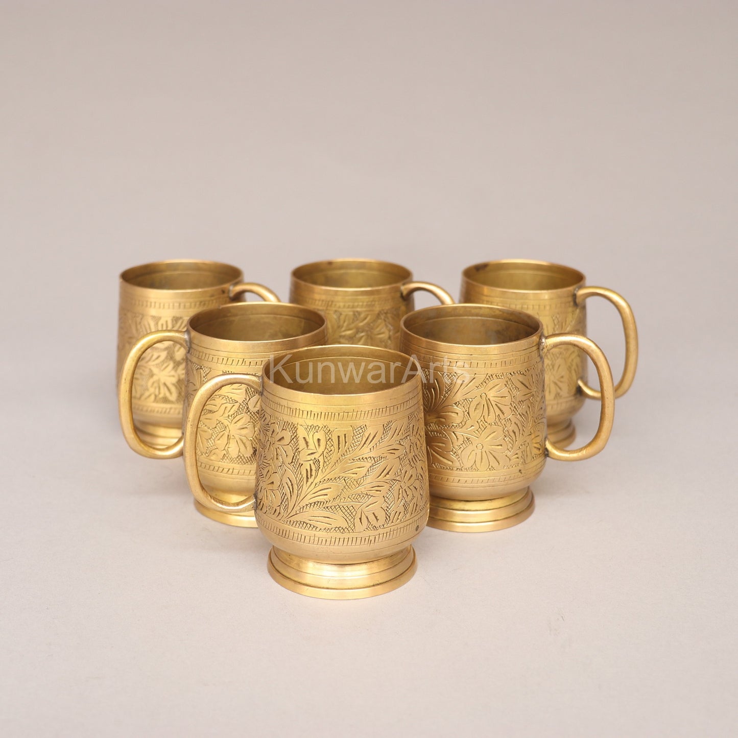 Brass Cup Set