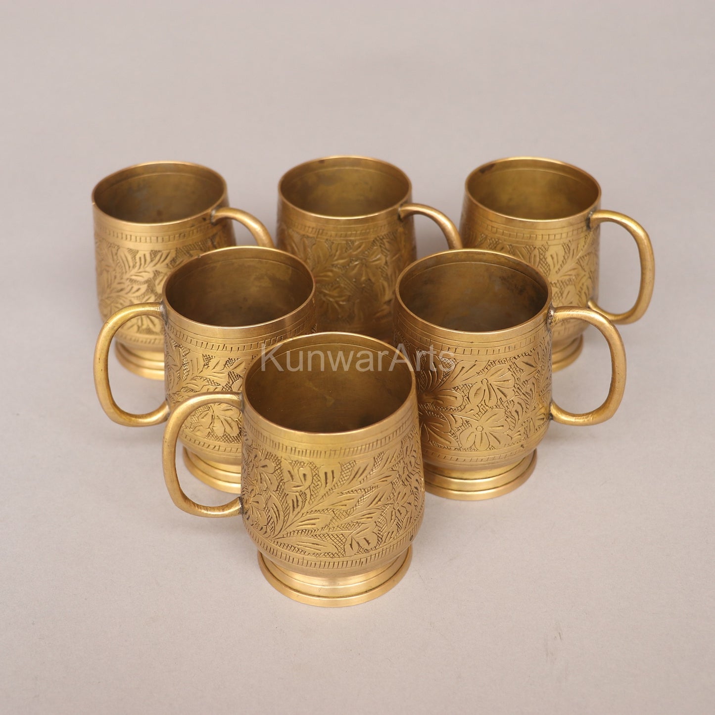 Brass Cup Set