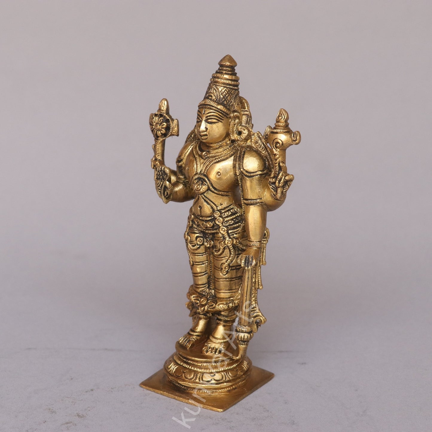 Brass Lord Vishnu Idol