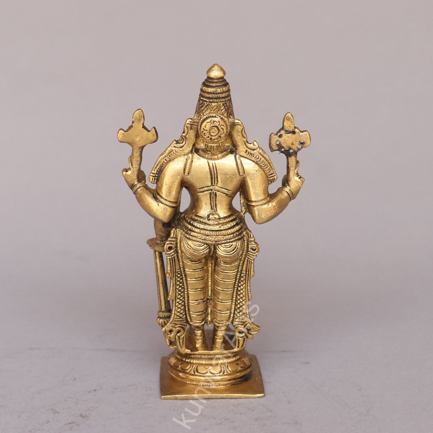Brass Lord Vishnu Idol