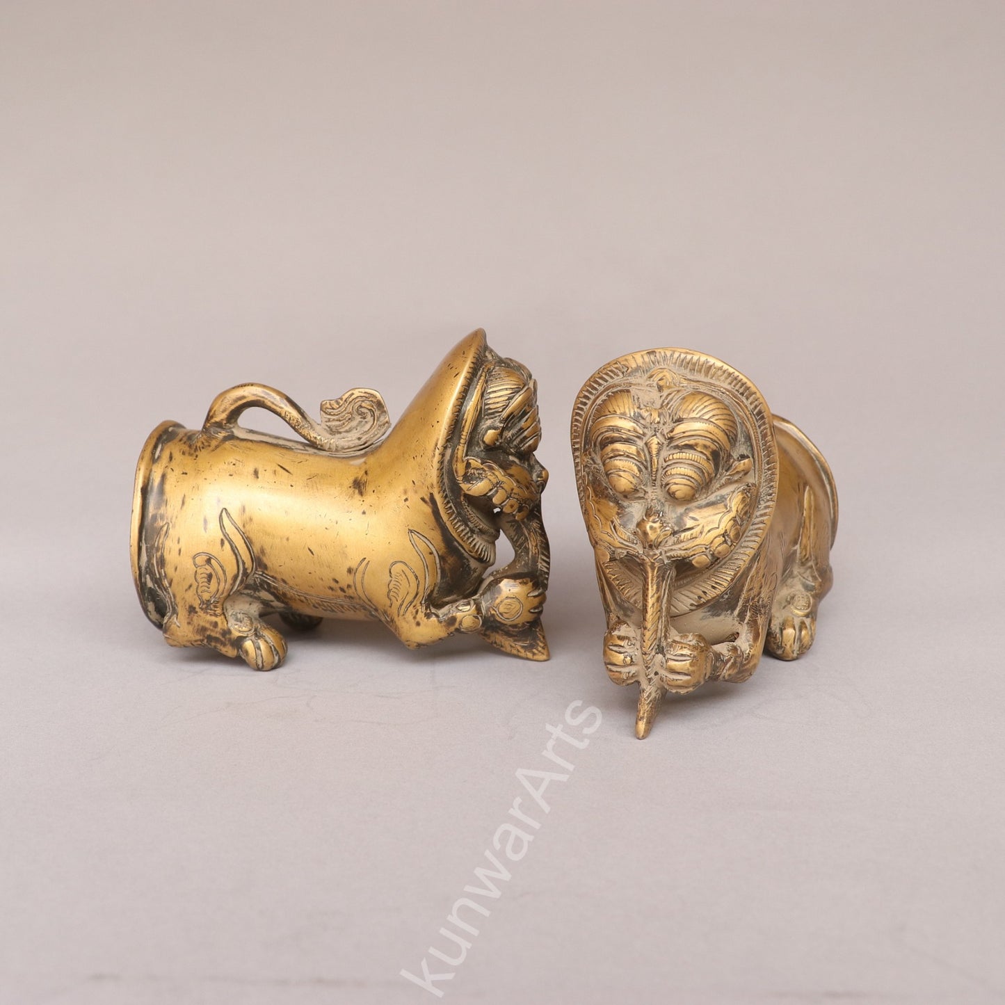 Brass Vintage Finish Palanquin Poles Set