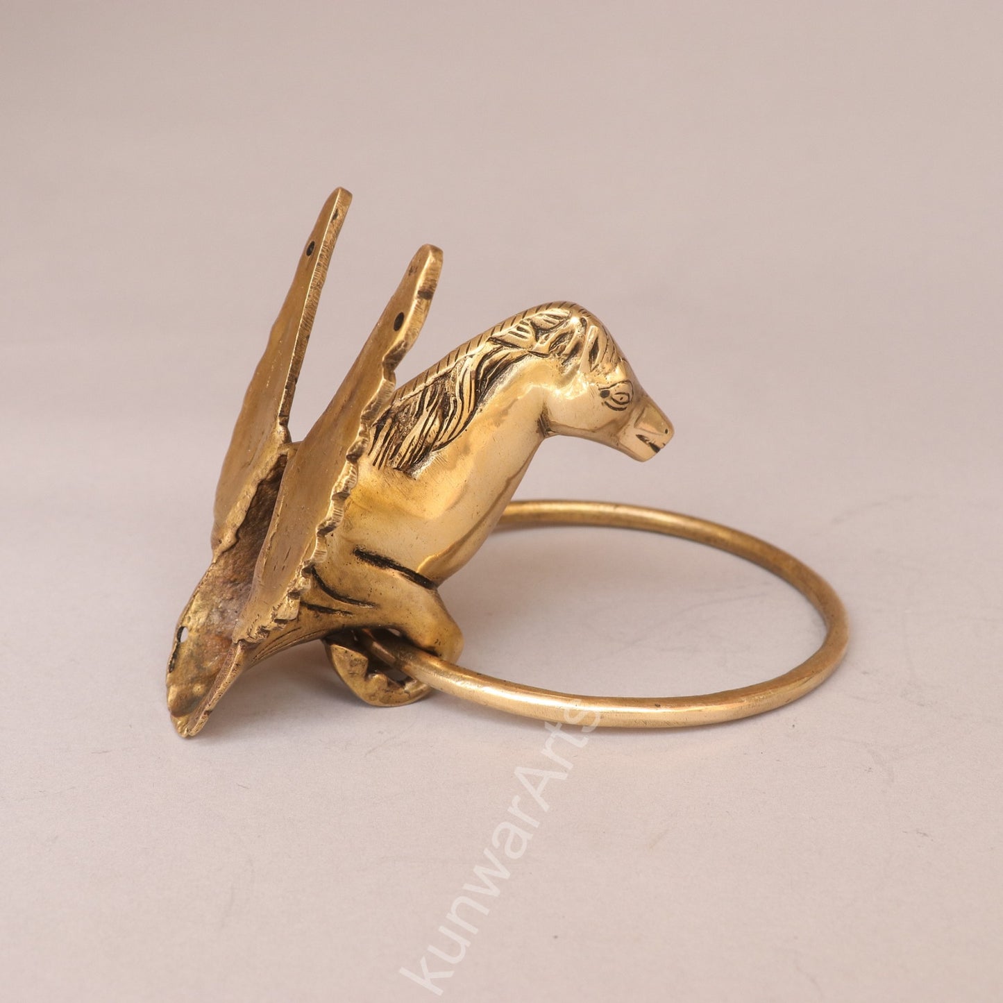 Handcrafted Brass Towel Hanger