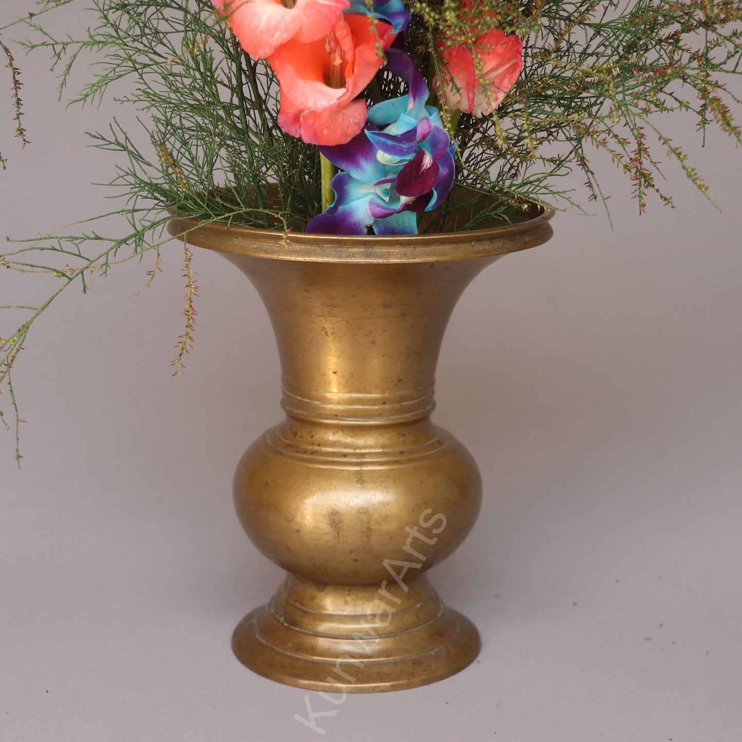 Brass Vintage Flower Vases