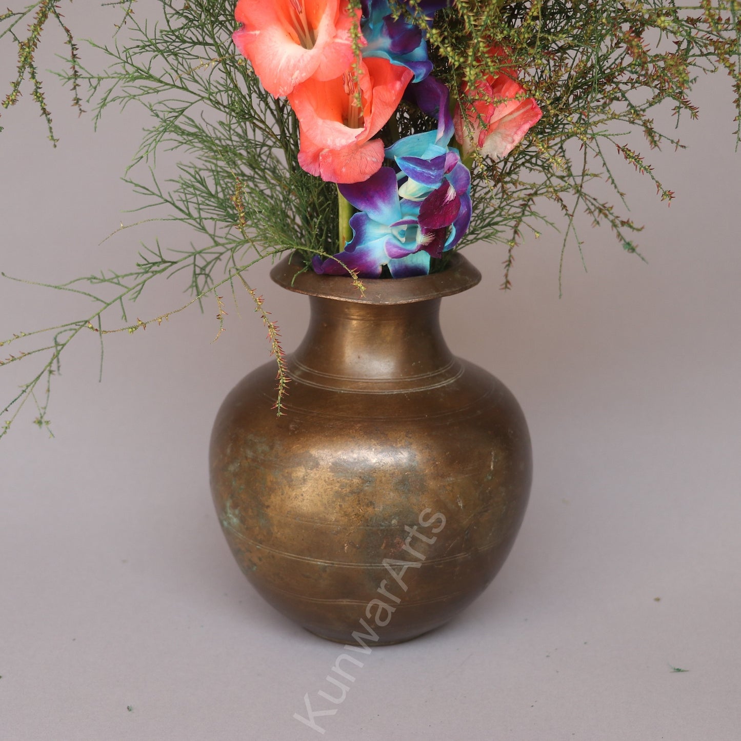 Vintage Brass Flower Vases