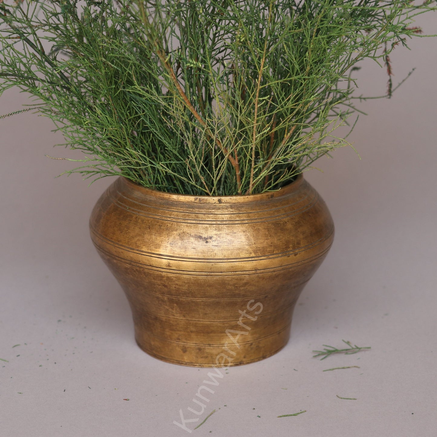 Vintage Brass Flower Vase