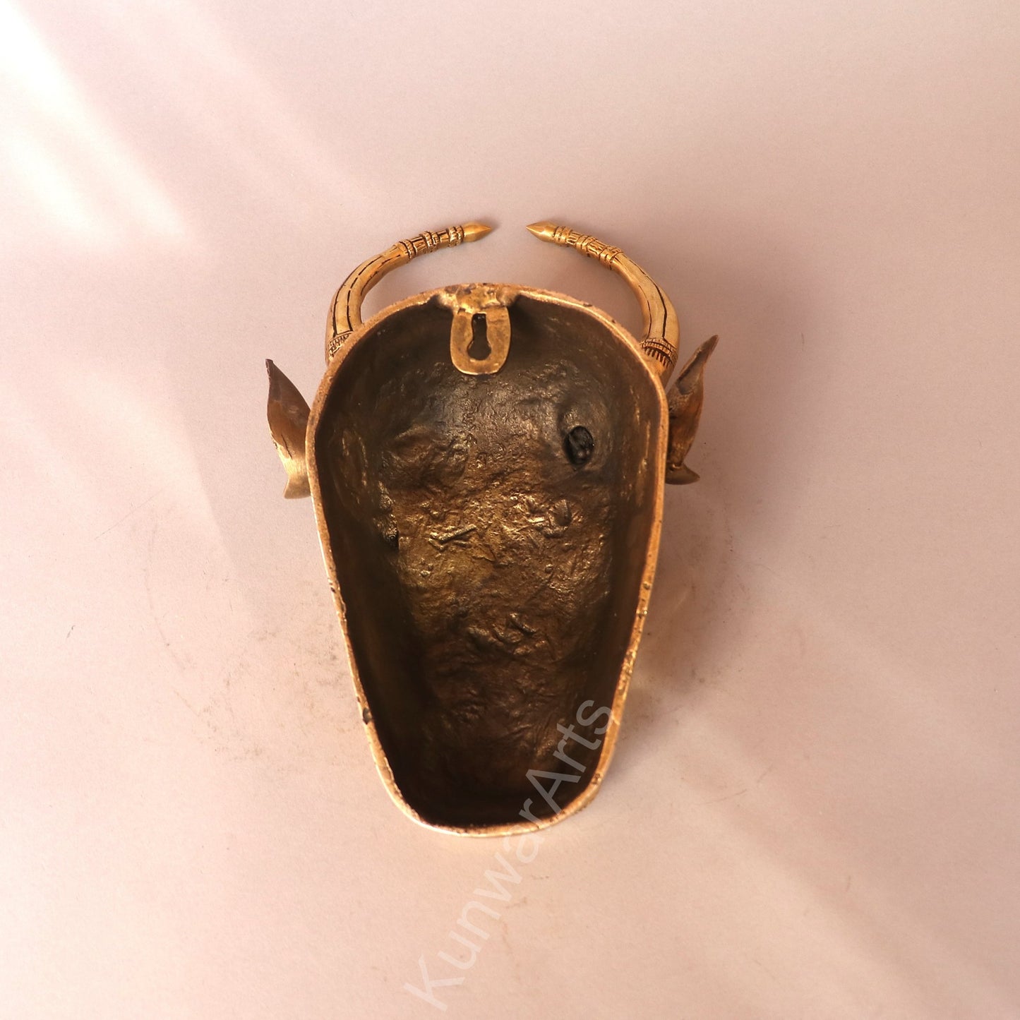 Décor Wall Hanging Brass Bull Mask