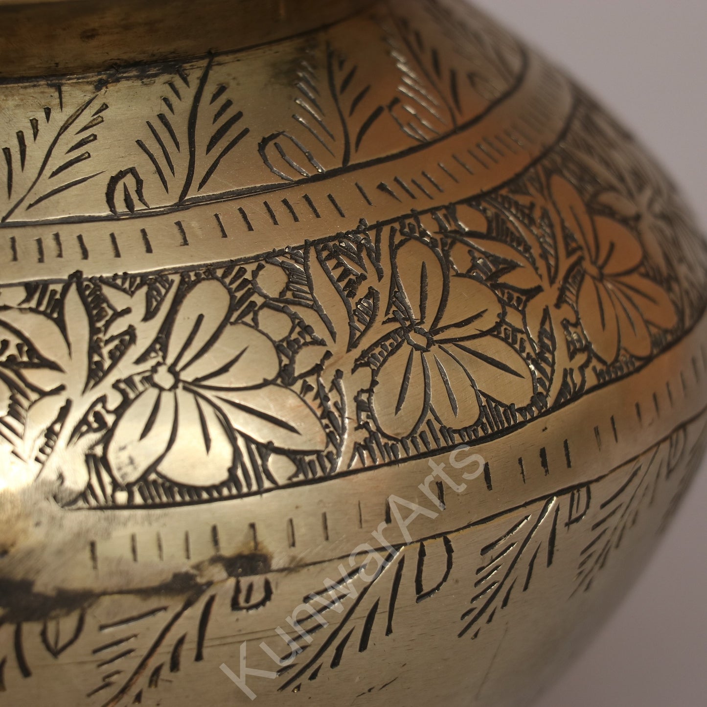 Brass Decorative Carving Pots