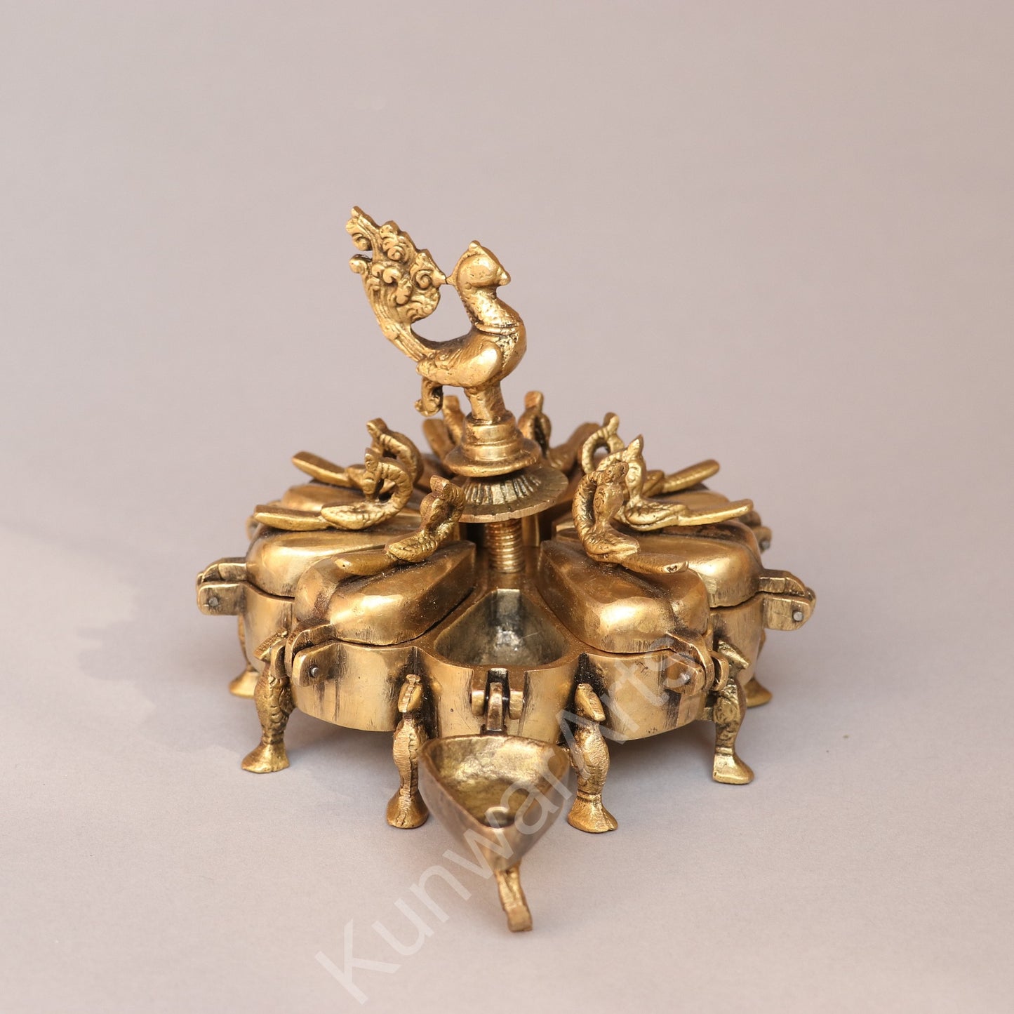 Brass Decorative Kumkum Holder