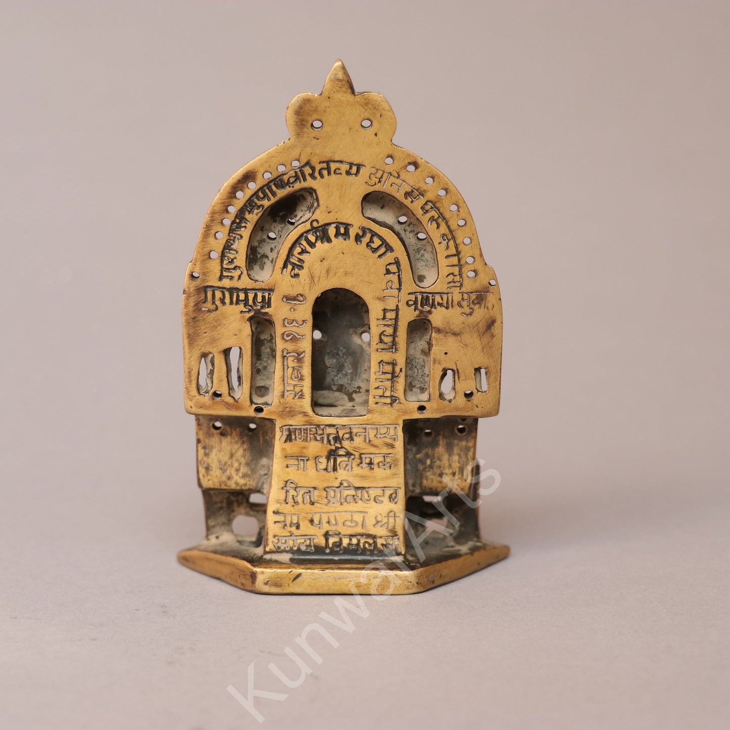 Brass Tribal Shrine Panel