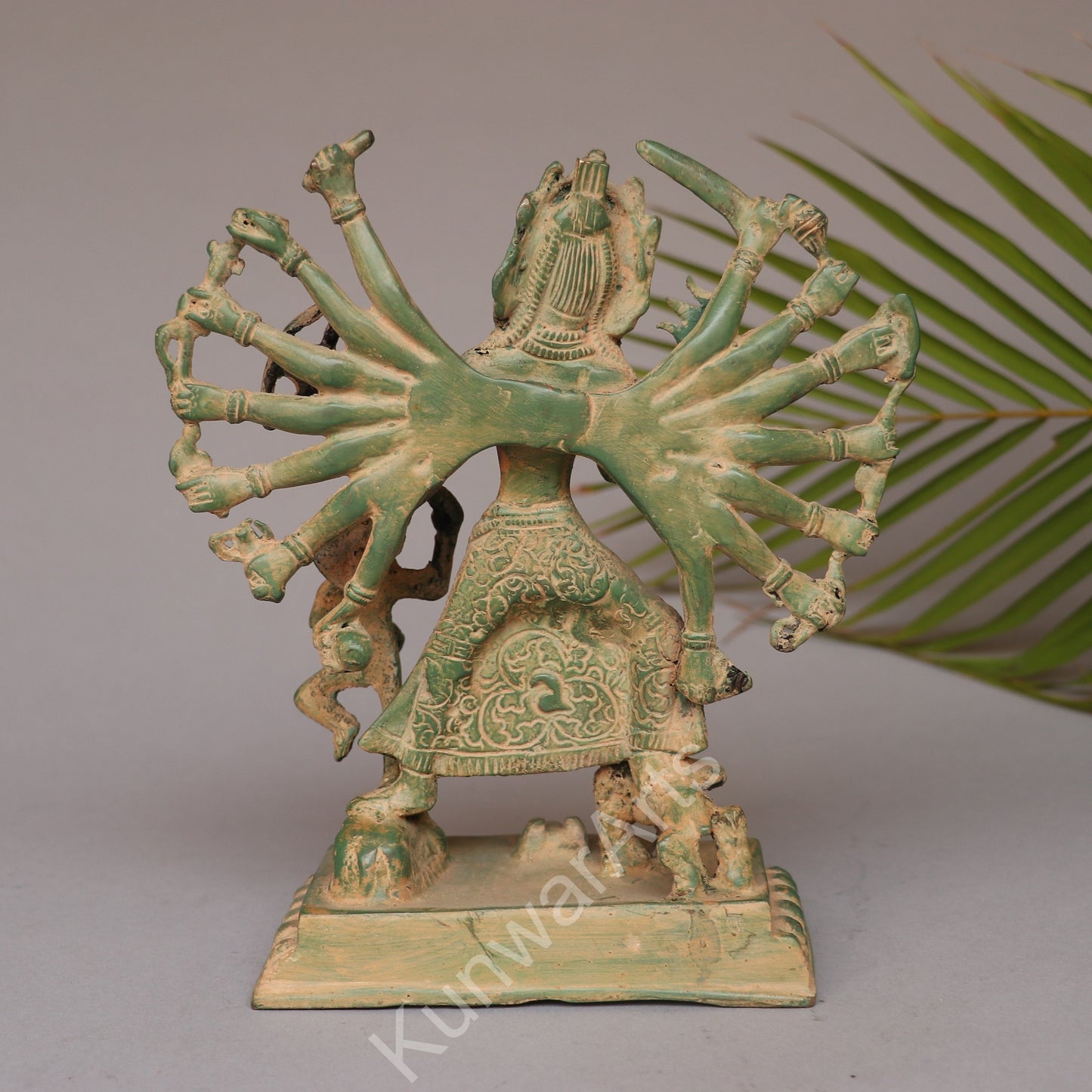 Brass Goddess Durga Statue