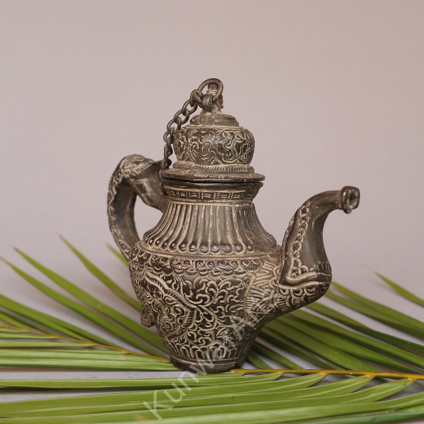 Vintage Brass Tea Kettle
