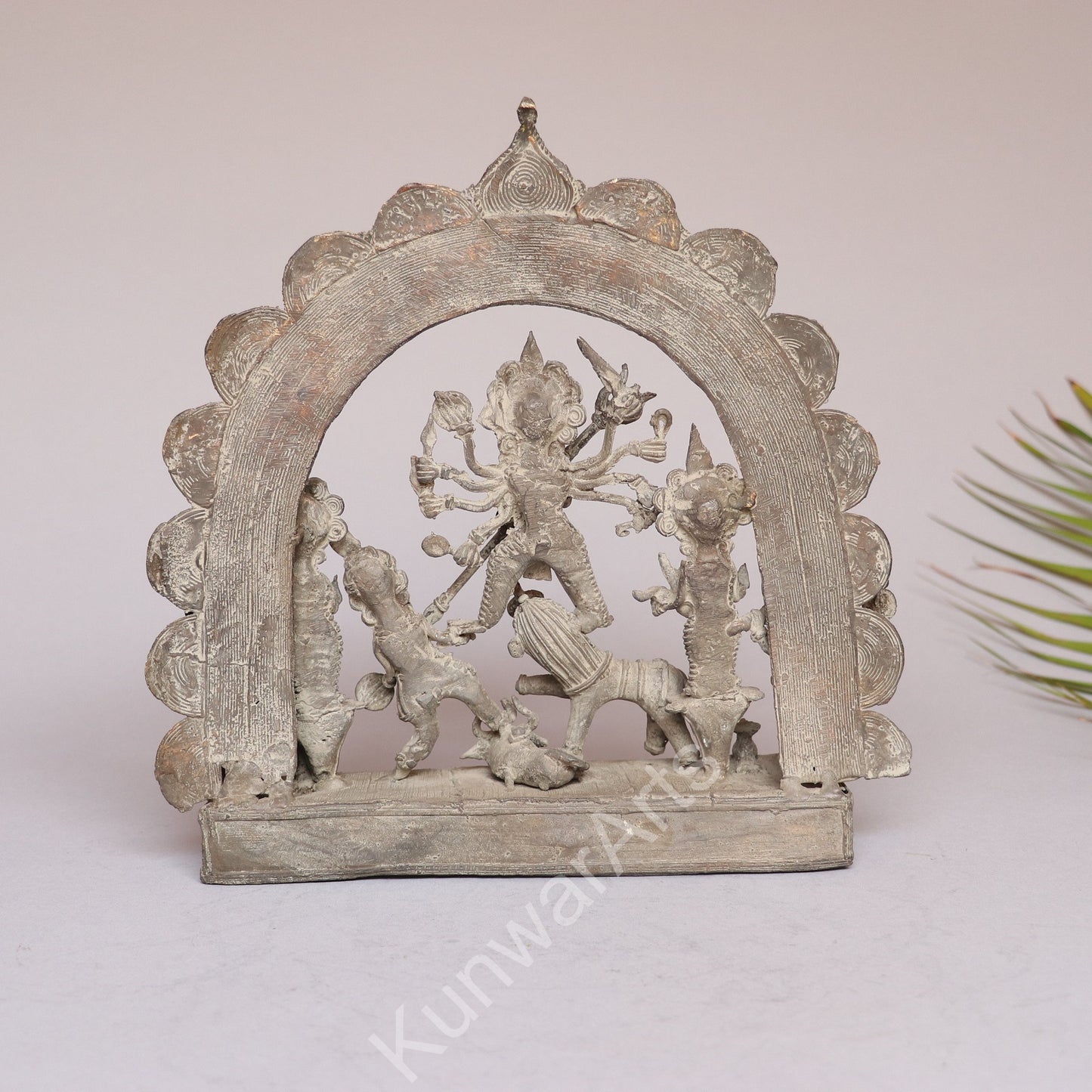 Dokra Art Goddess Durga Statue