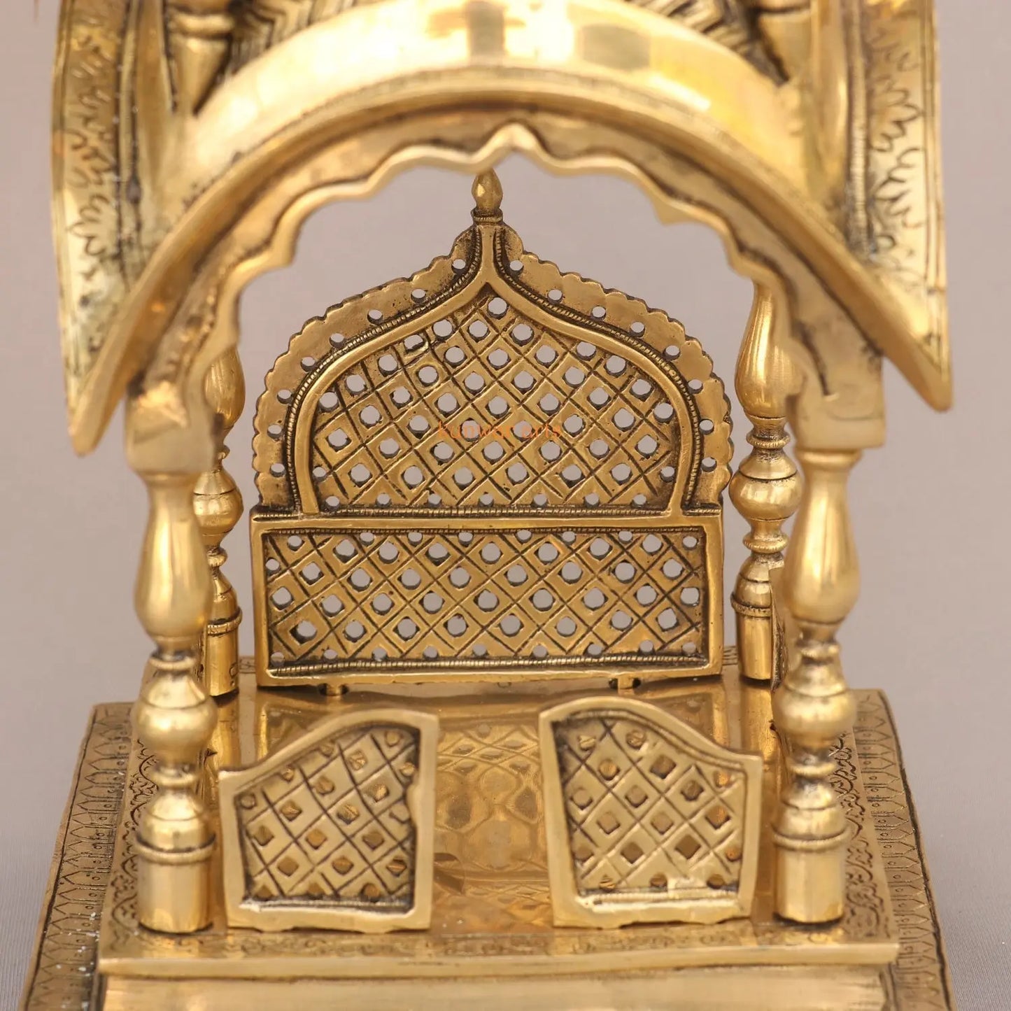 Brass Décor Puja Temple With Prabhavali kunwar arts