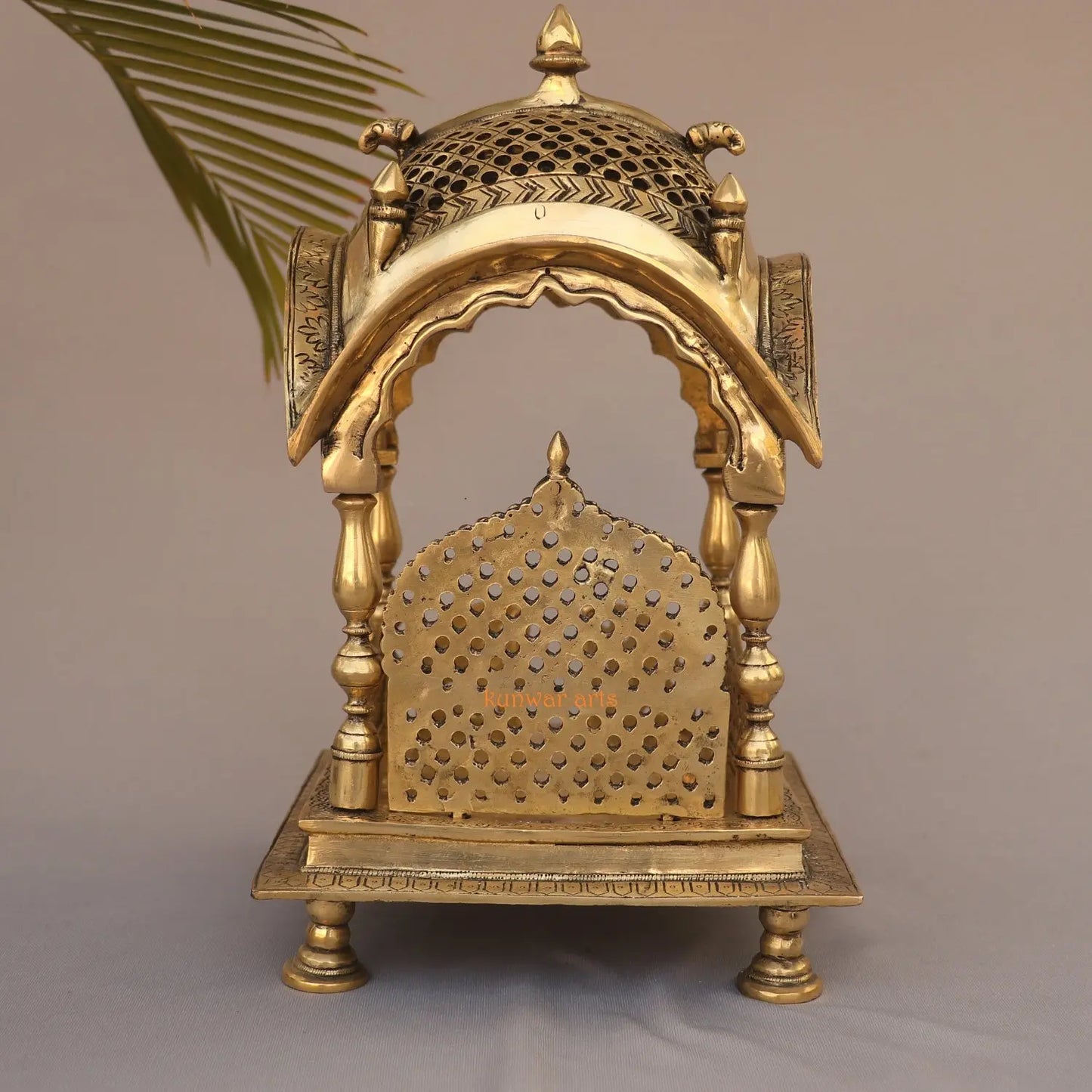 Brass Décor Puja Temple With Prabhavali kunwar arts