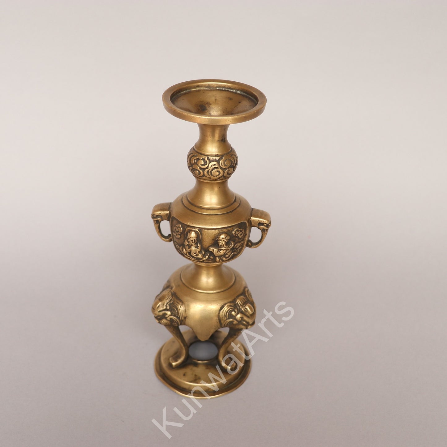 Victorian Brass Flower Vase