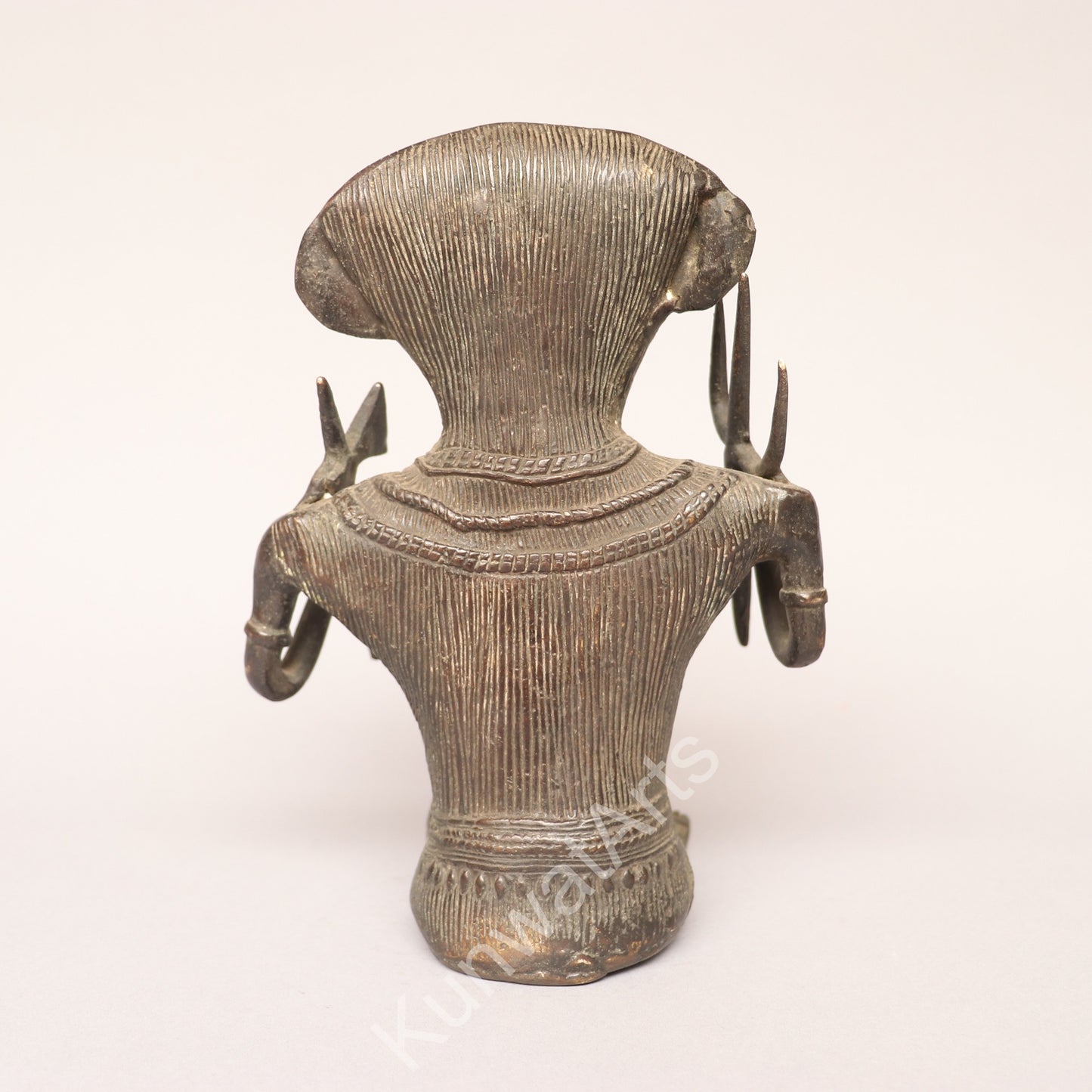 Tribal Ganesh Brass Figurine