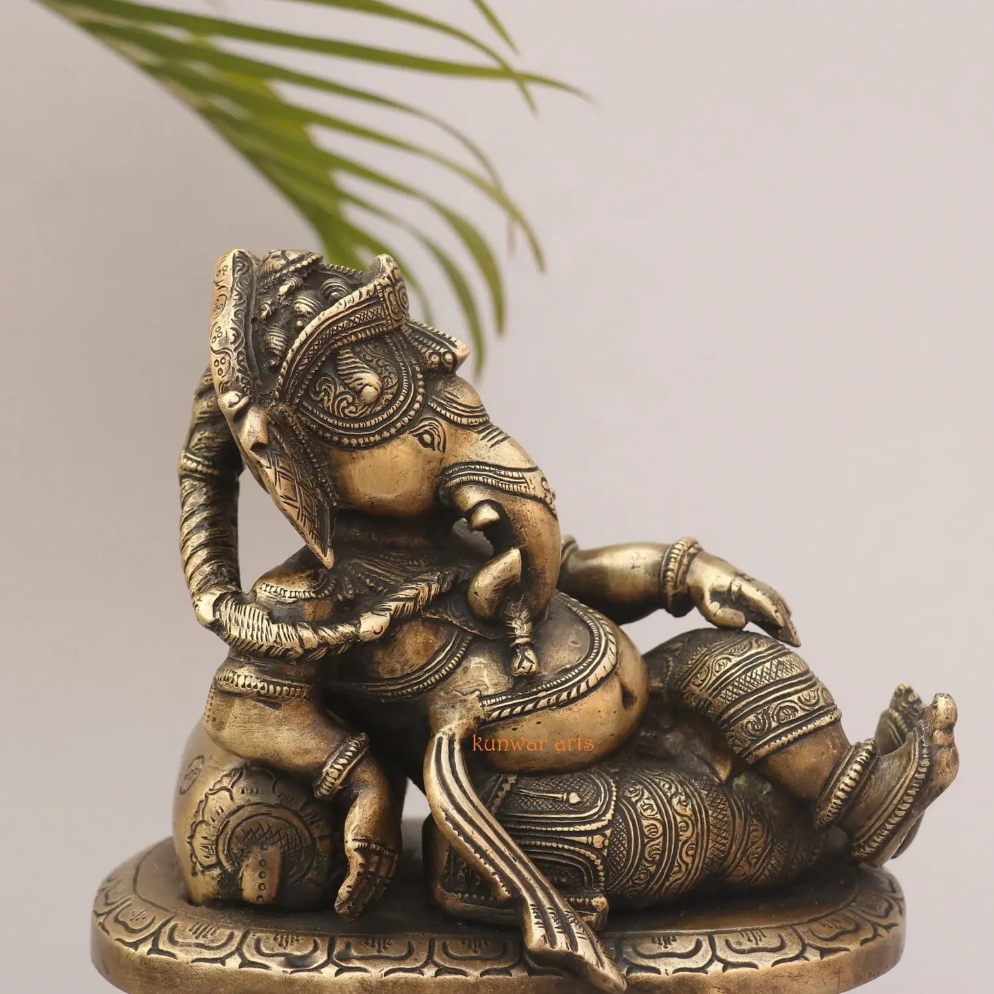 Brass Vintage Ganesh Idol kunwar arts