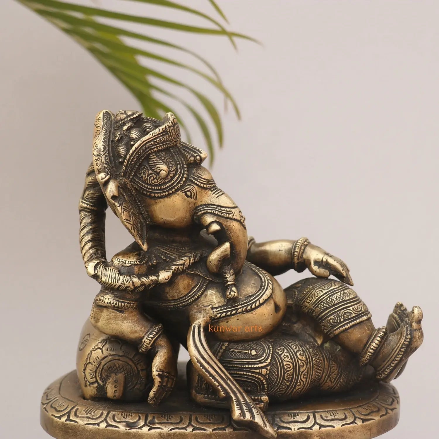 Brass Vintage Ganesh Idol kunwar arts