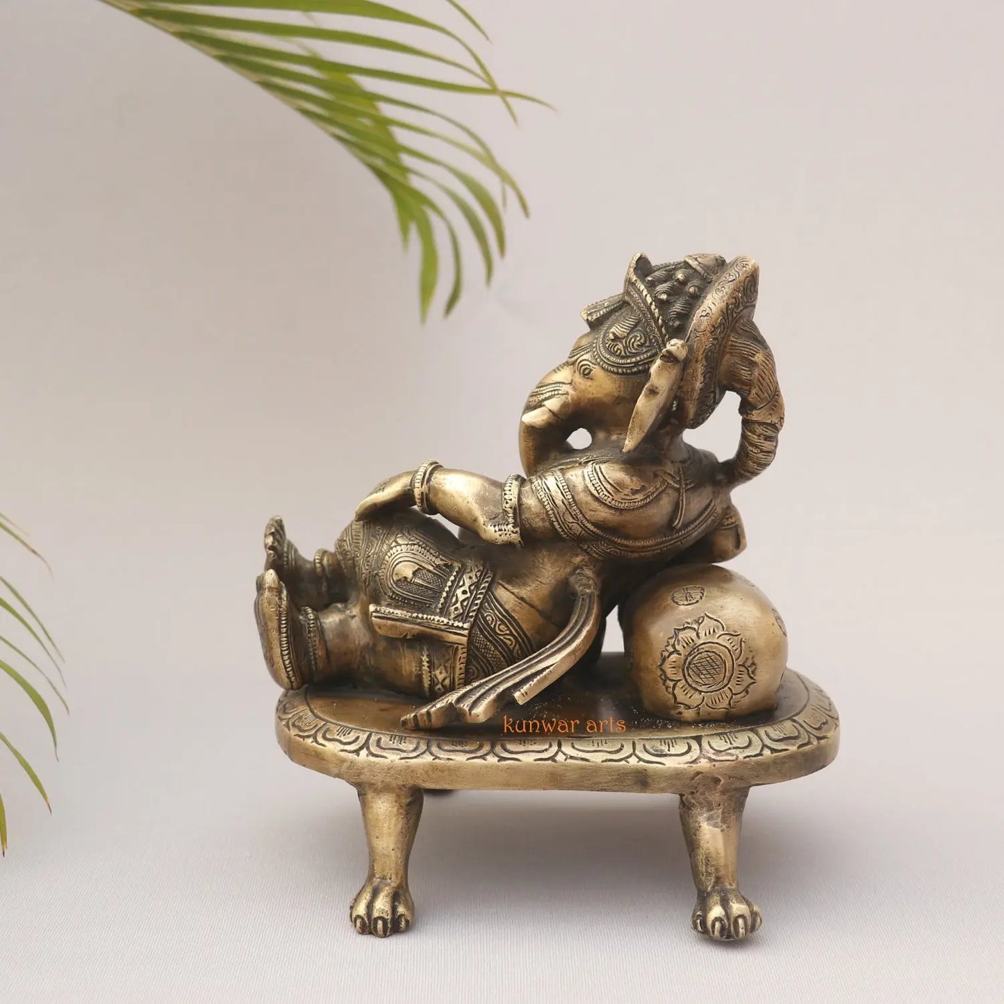 Brass Vintage Ganesh Idol kunwar arts