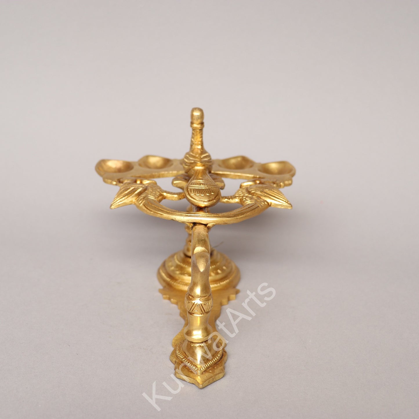 Peacock Oil Lamp (Panchpradip) Figurine