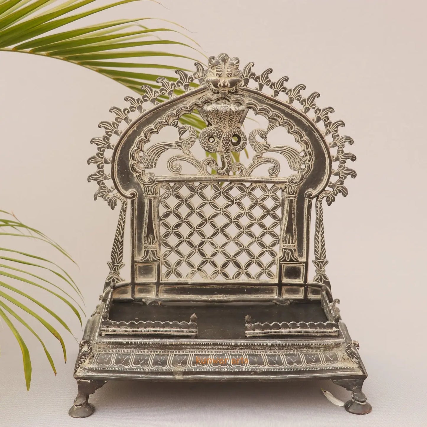 Brass Decorated Puja Temple Prabhavali kunwar arts