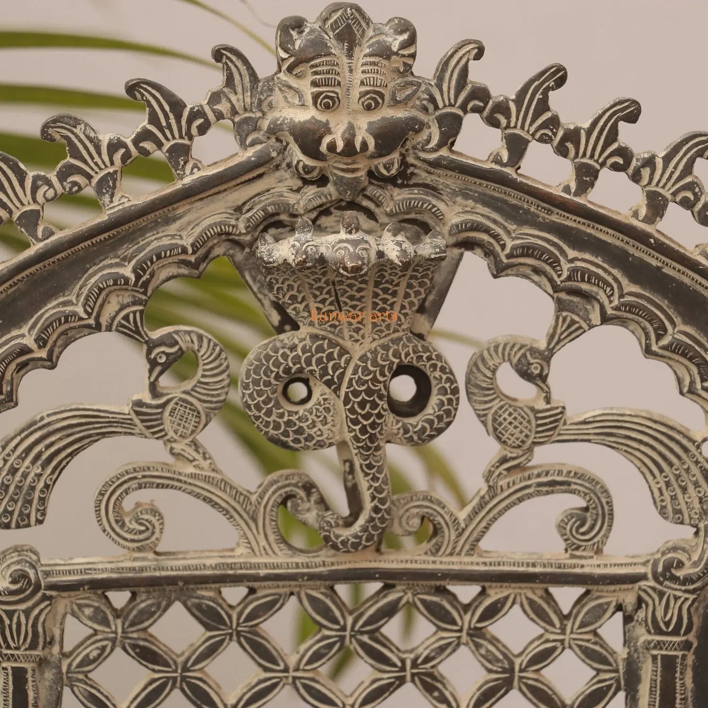 Brass Decorated Puja Temple Prabhavali kunwar arts