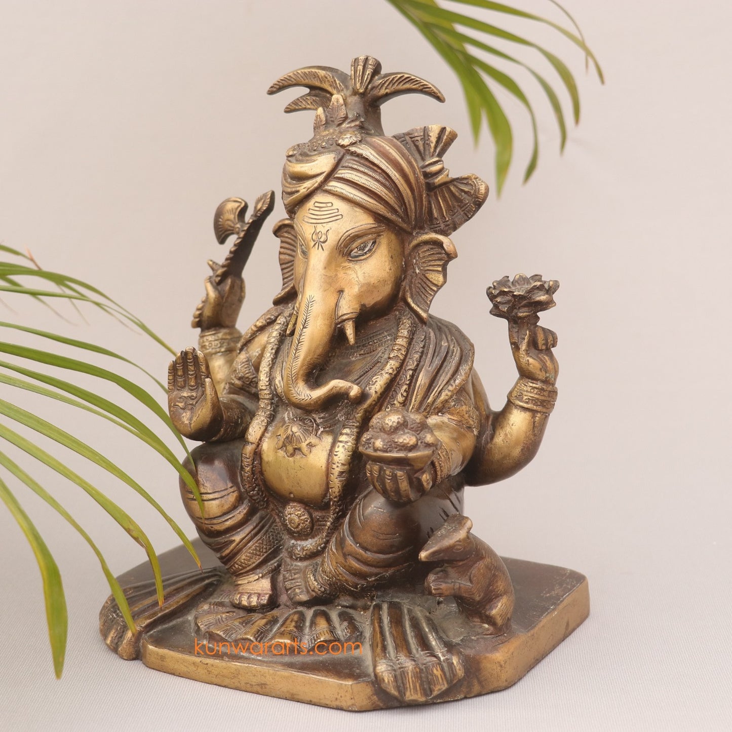 Brass Vintage Lord Ganesh Idol