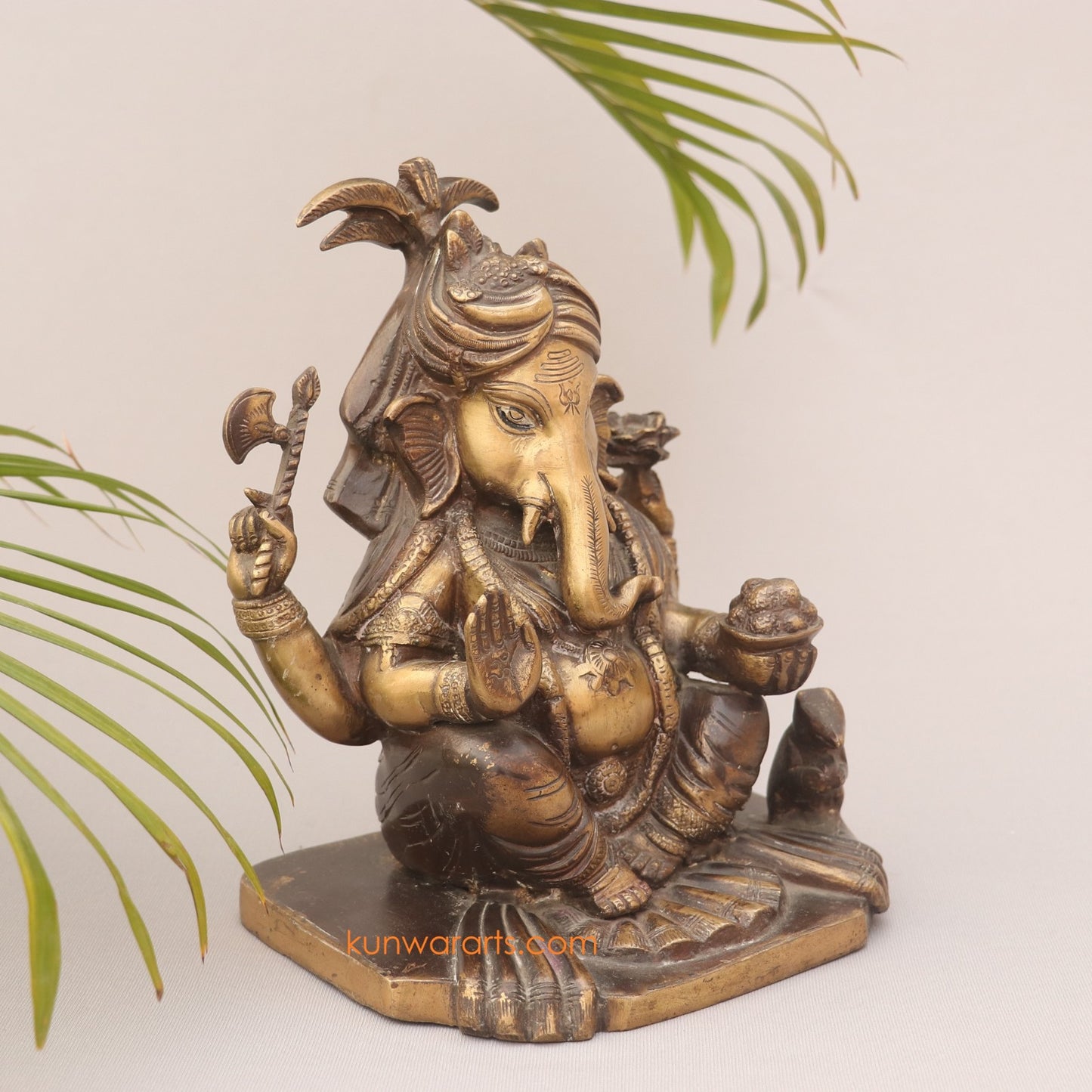 Brass Vintage Lord Ganesh Idol