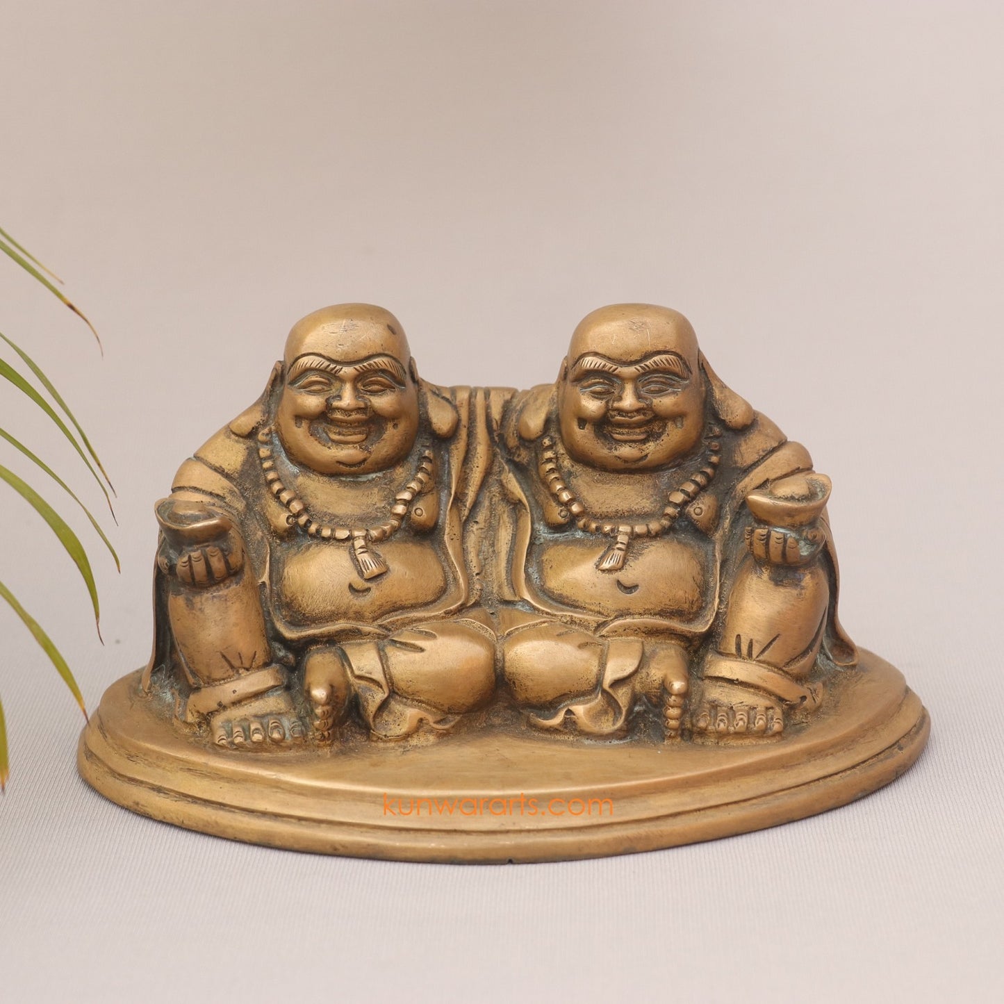 Brass Laughing Buddha as a Wealth Giver (Vastu Compliant)