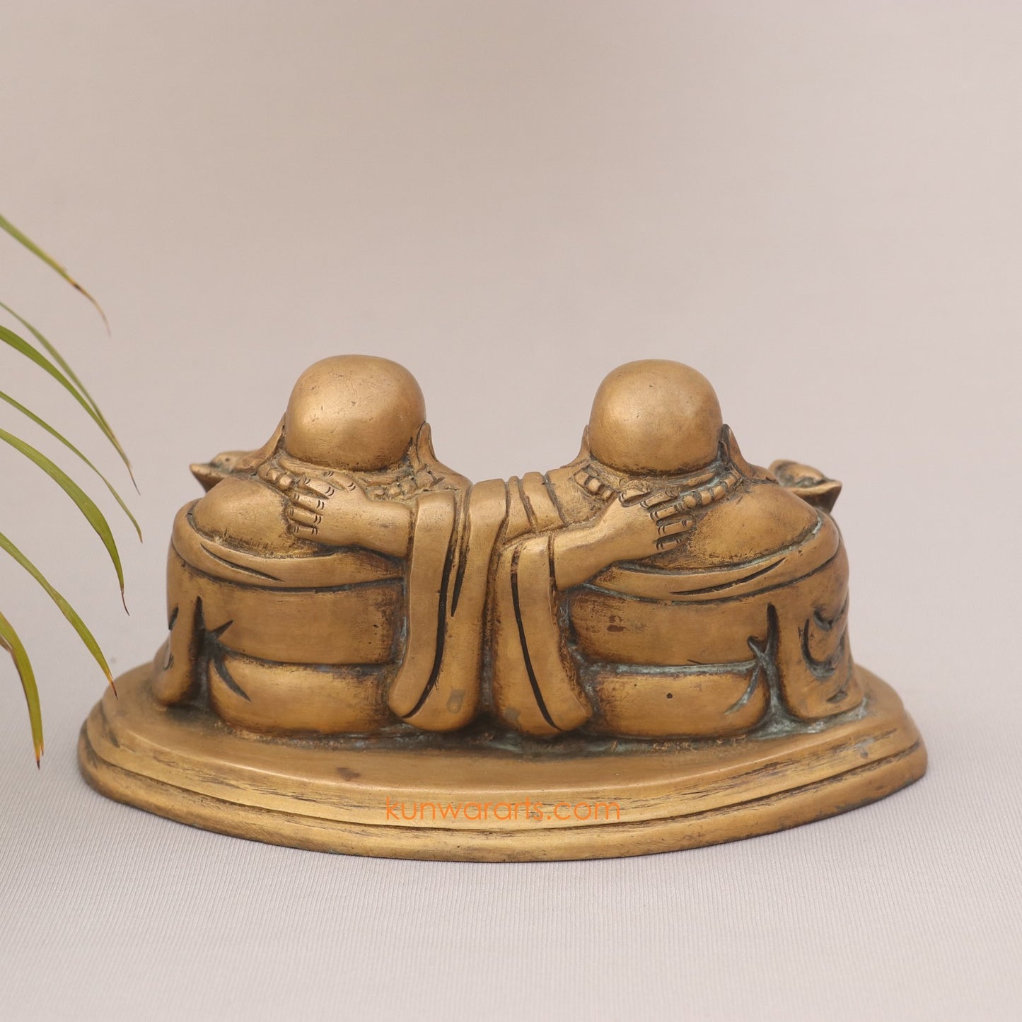 Brass Laughing Buddha as a Wealth Giver (Vastu Compliant)