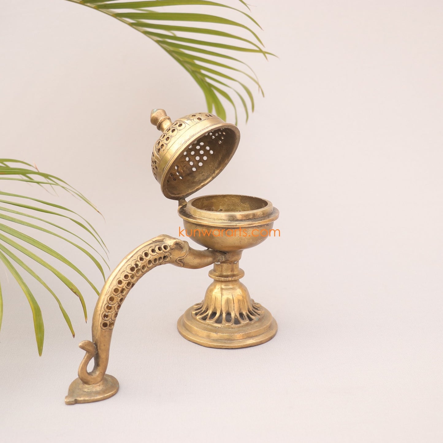 Brass Decorative Incense Burner Figurine