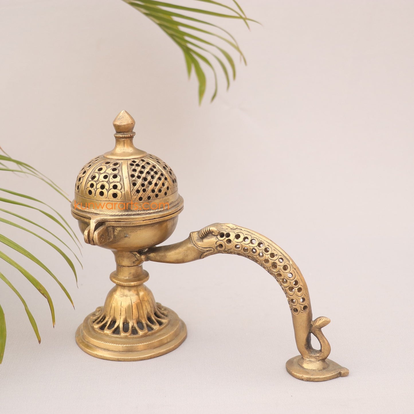Brass Decorative Incense Burner Figurine