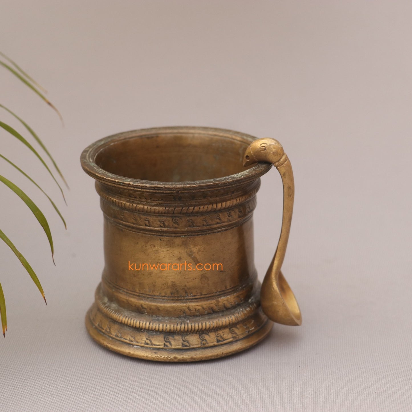 Brass Vintage Panjpathar (Pooja Article)