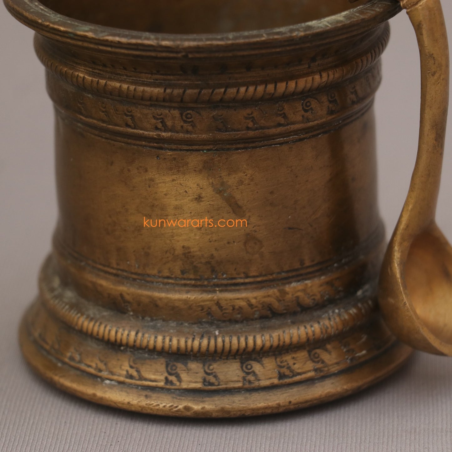 Brass Vintage Panjpathar (Pooja Article)