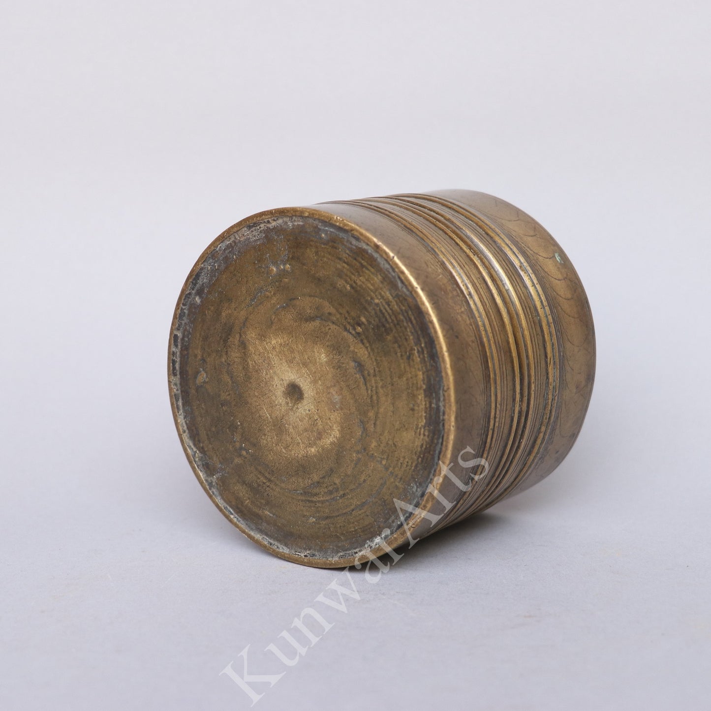 Traditional Brass Storage Container 9 cm