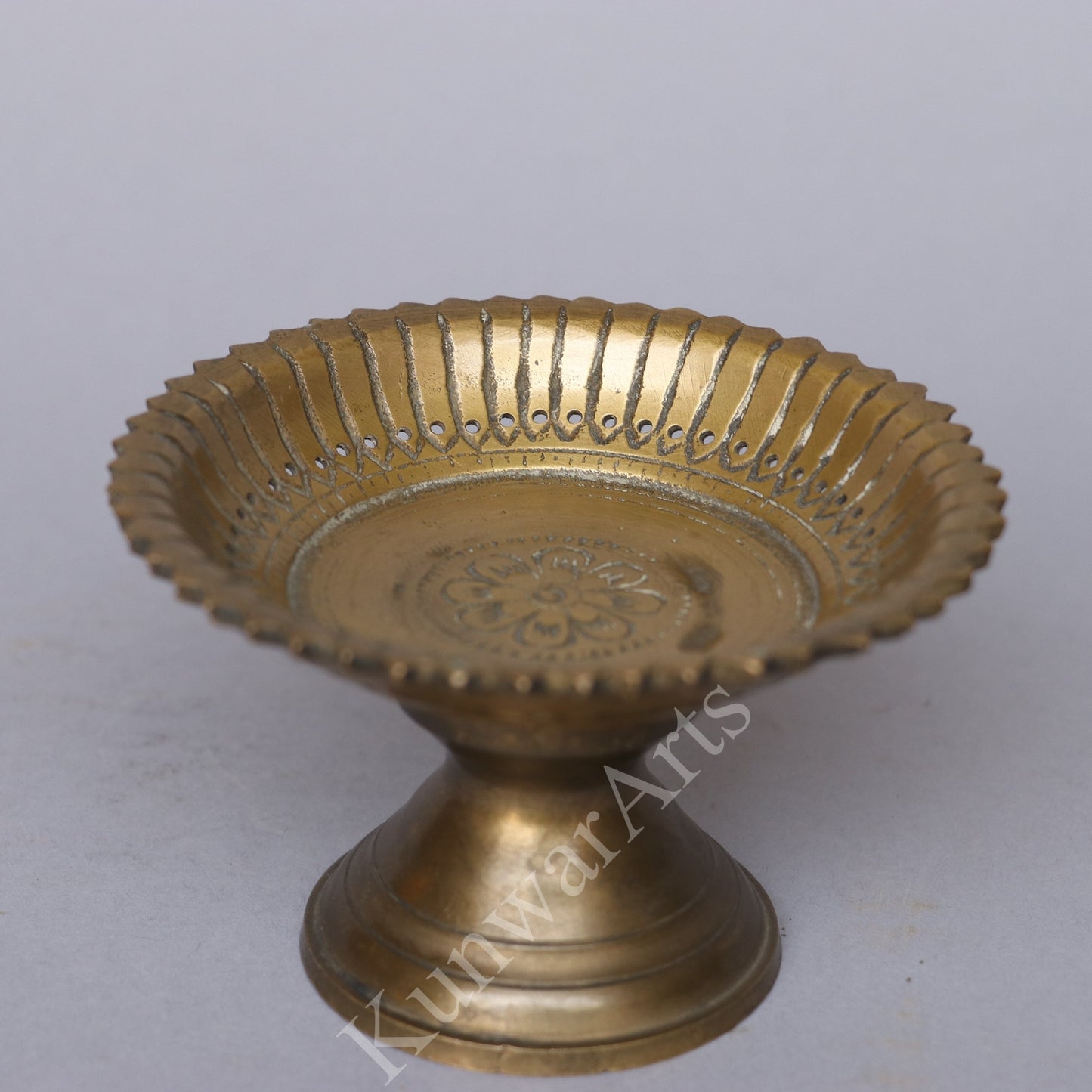 Brass Arghya Patra / Kumkum Holder