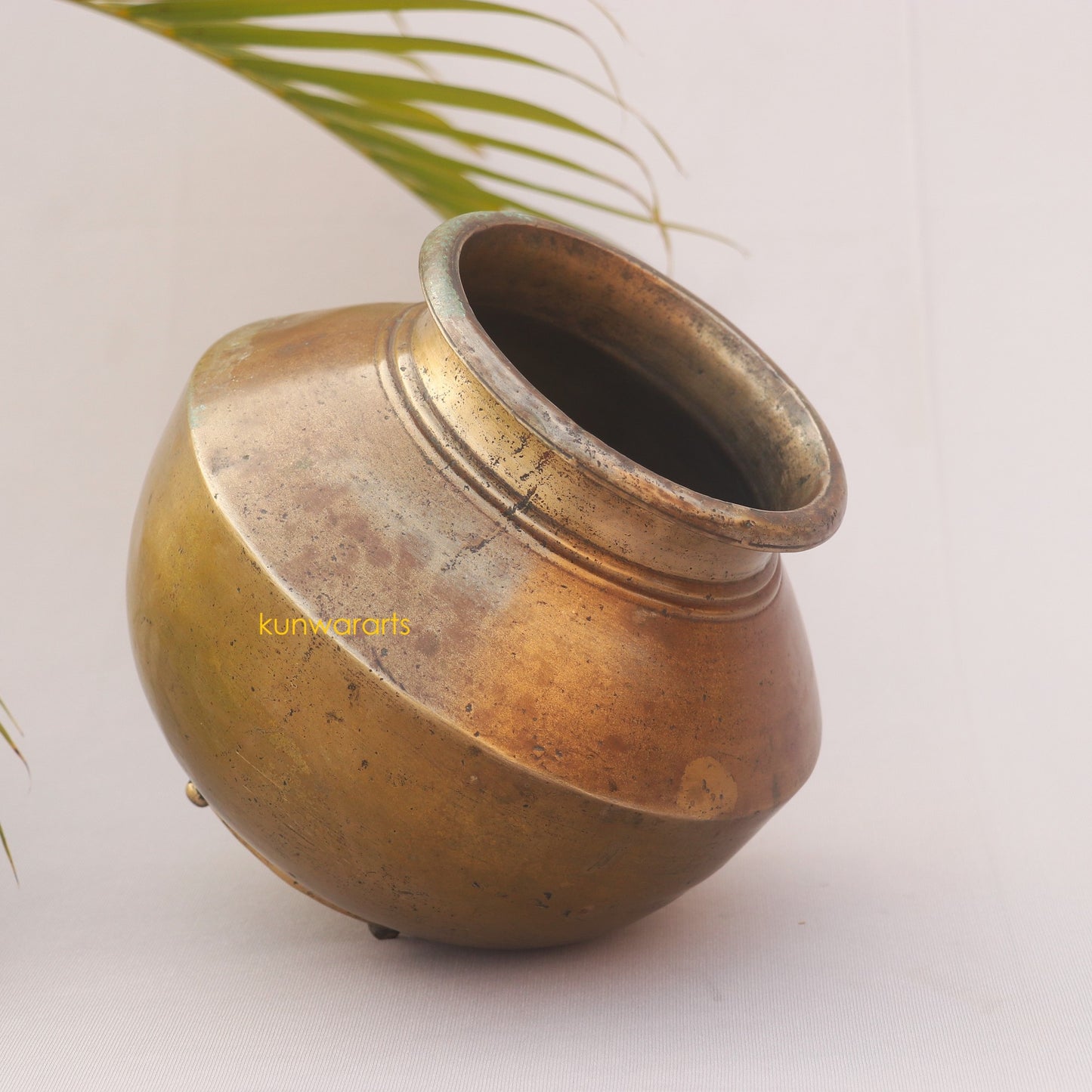 Brass Vintage Planter Vases