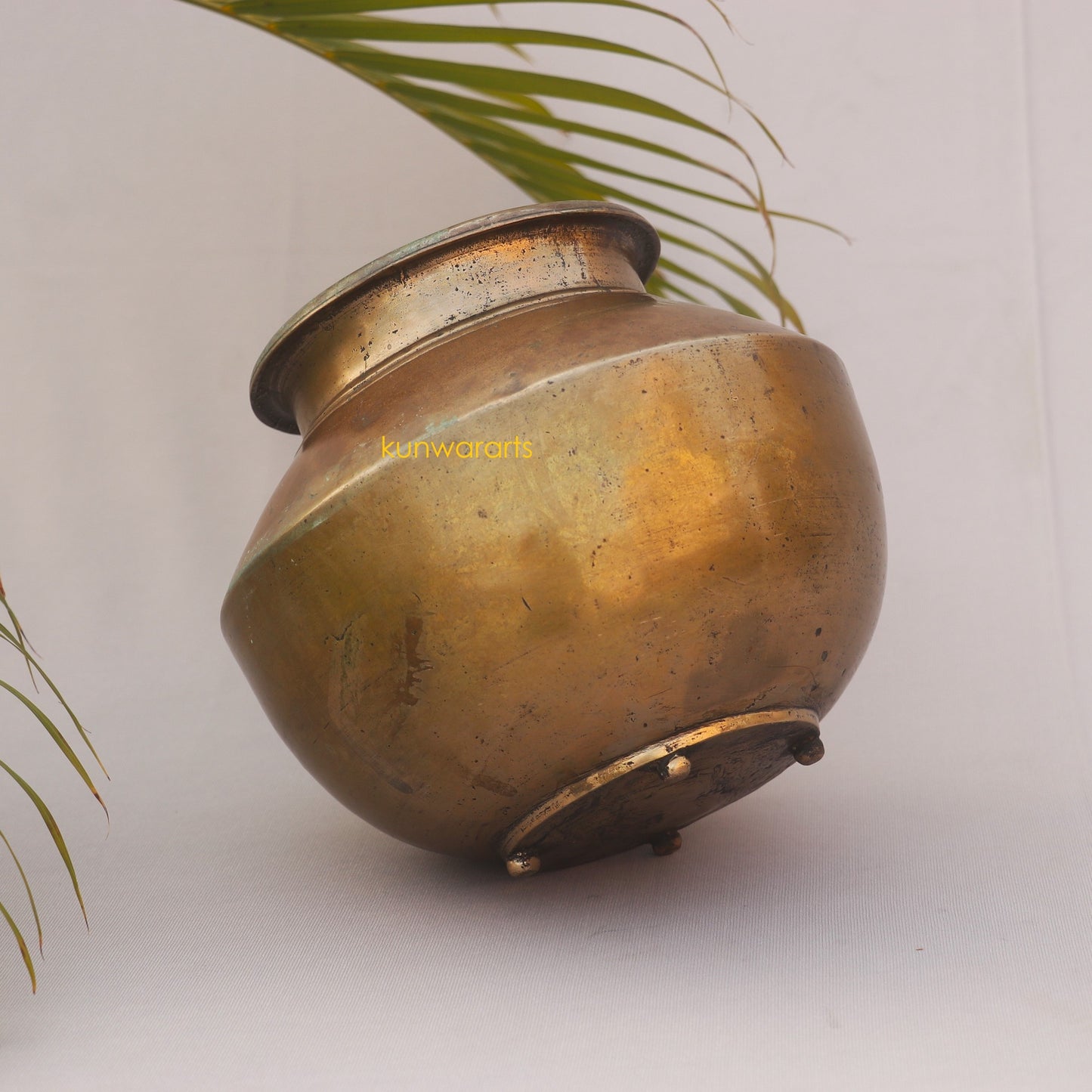 Brass Vintage Planter Vases