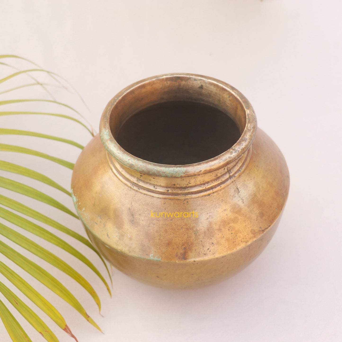 Brass Vintage Planter Vases