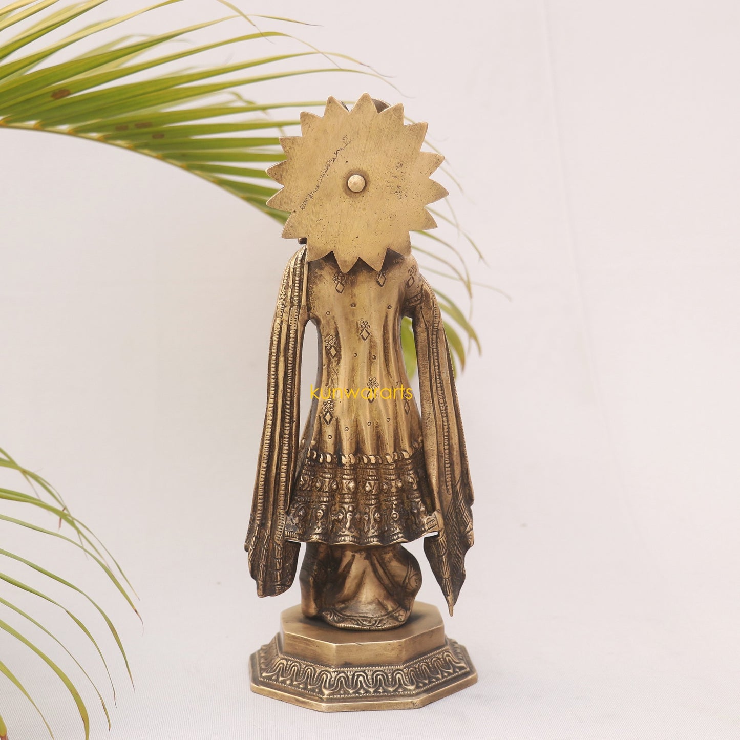 Brass Vintage Lord Krishna Idol 32 cm