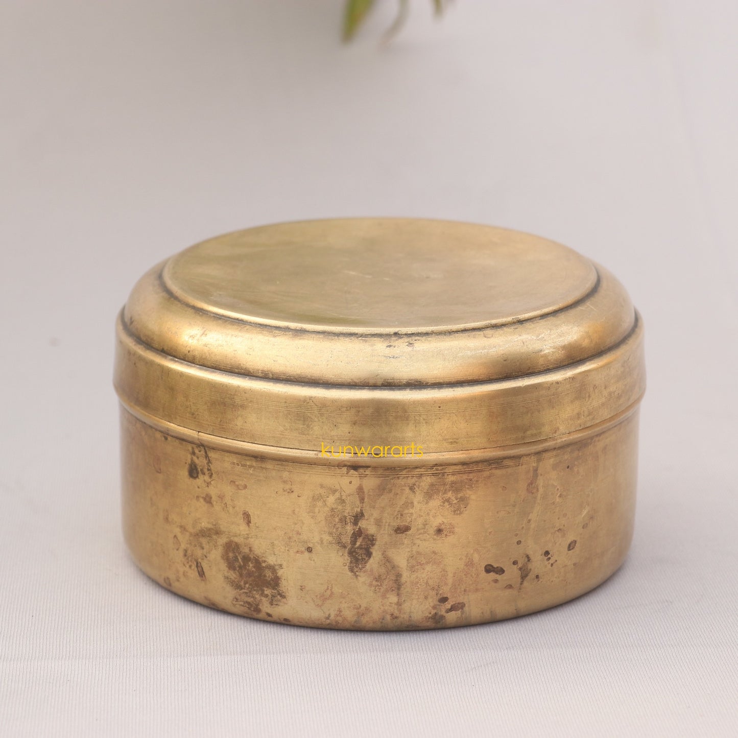 Brass Kitchen Indian Spice Storage Container Organizer, Home and Décor