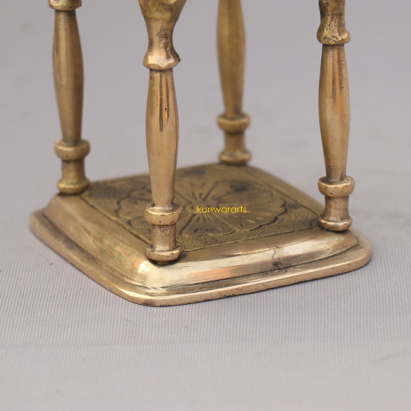 Brass Small Decorate Puja Temple Prabhavali